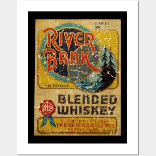 RIVER BANK BEER Posters and Art